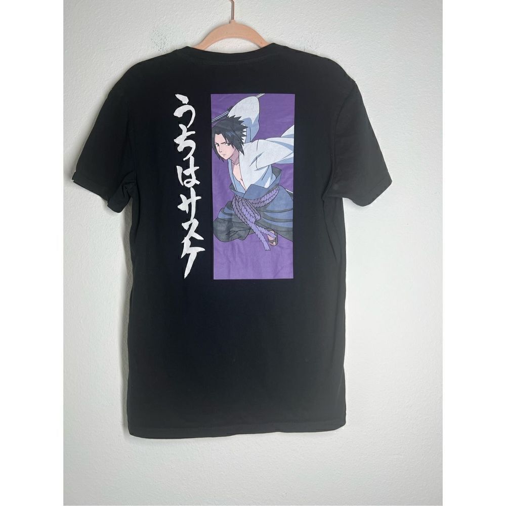 Bershka Sasuke And Itachi Graphic Tee Size S Cotton - Picture 4 of 11